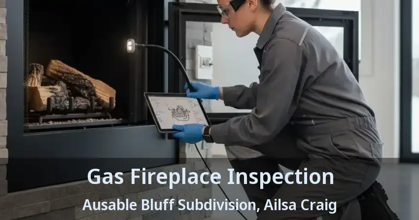 Gas Fireplace Inspection Ausable Bluff Subdivision, Ailsa Craig - ON