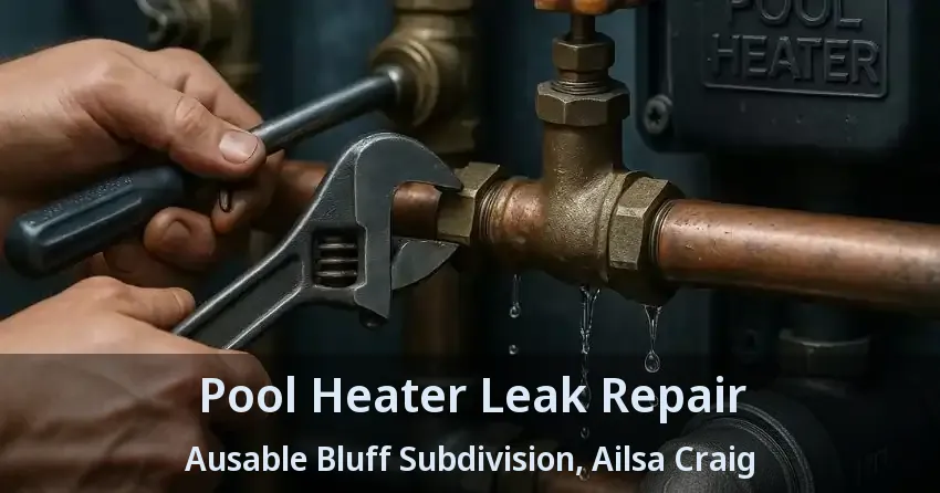 Pool Heater Leak Repair Ausable Bluff Subdivision, Ailsa Craig - ON