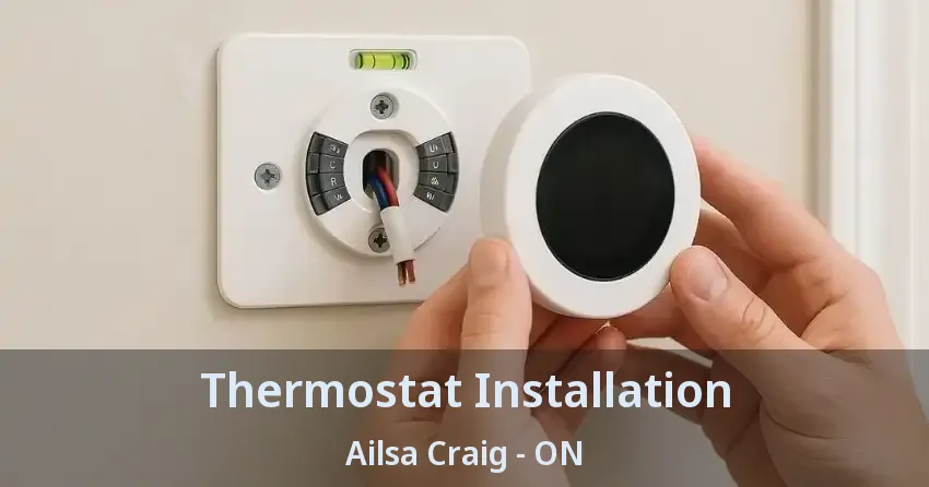 Thermostat Installation Ailsa Craig - ON